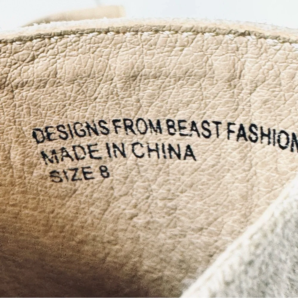 Beast Fashion Jensen Espadrille Platform Slip On Wedge Heel Jute Sandals